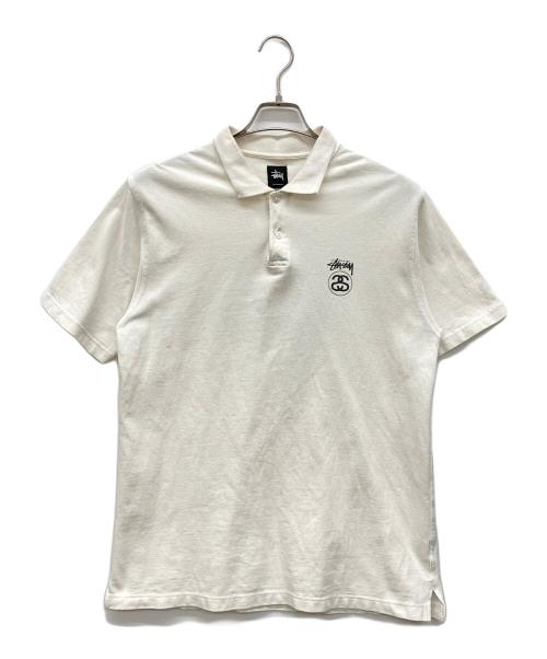 stussy（ステューシー）stussy (ステューシー) SSリンクポロシャツ アイボリー サイズ:Mの古着・服飾アイテム