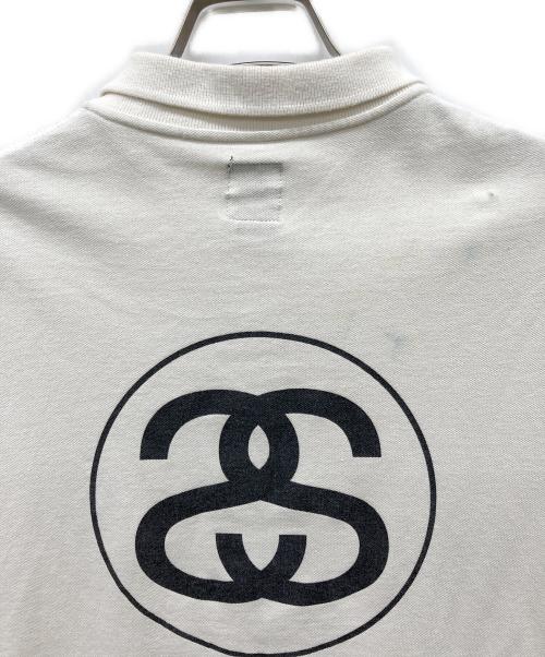 stussy（ステューシー）stussy (ステューシー) SSリンクポロシャツ アイボリー サイズ:Mの古着・服飾アイテム