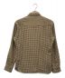 FLAT HEAD (フラット ヘッド) 千鳥柄長袖シャツ ブラウン サイズ:38：4000円