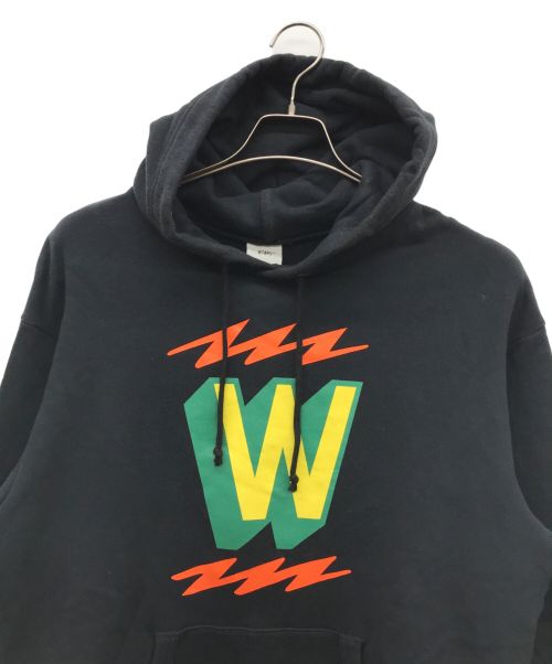 WTAPS（ダブルタップス）WTAPS (ダブルタップス) プリントパーカー ブラック サイズ:X 02の古着・服飾アイテム