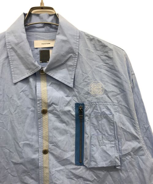 FACETASM（ファセッタズム）FACETASM (ファセッタズム) COTTON LONG COACH JACKET スカイブルー サイズ:5の古着・服飾アイテム