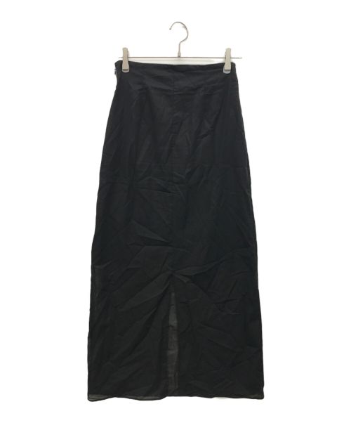 yo BIOTOP（ヨー ビオトープ）yo BIOTOP (ヨー ビオトープ) スカート ブラック サイズ:1の古着・服飾アイテム