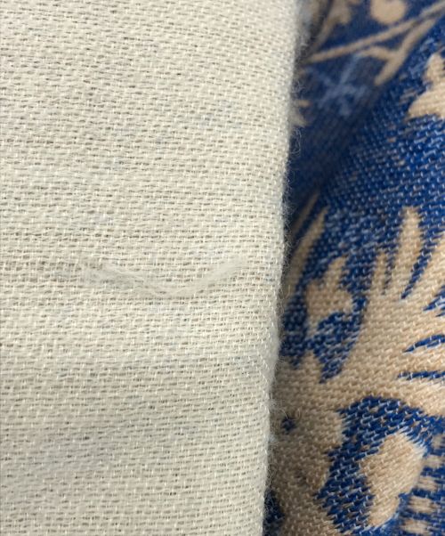 ETRO（エトロ）ETRO (エトロ) 幾何学モチーフケープコート グレーの古着・服飾アイテム