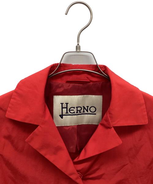 HERNO（ヘルノ）HERNO (ヘルノ) スプリングコート レッド サイズ:44の古着・服飾アイテム