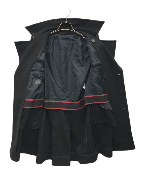 GUCCI（グッチ）GUCCI (グッチ) ウールPコート ブラック サイズ:46の古着・服飾アイテム