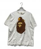 BAPE BY A BATHING APEベイプバイアベイシングエイプ）の古着「プリントTシャツ」｜ホワイト