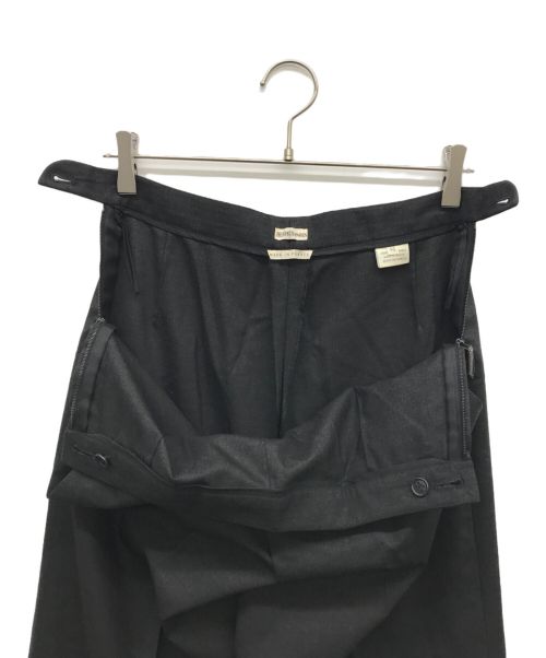 HERMES（エルメス）HERMES (エルメス) センタープレスパンツ グレー サイズ:40の古着・服飾アイテム