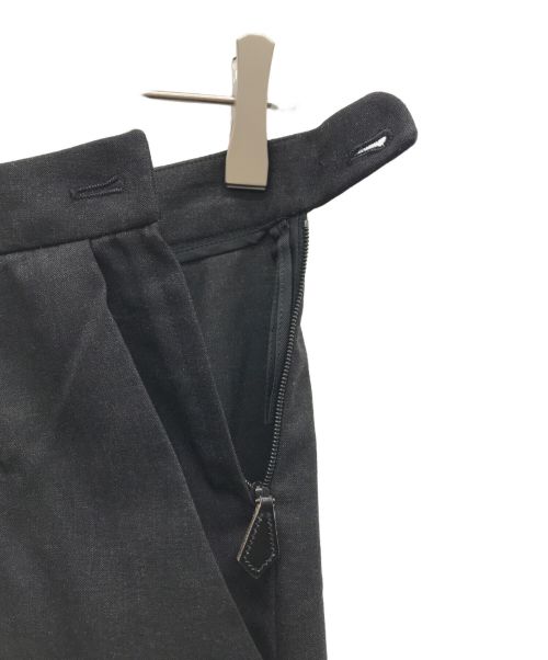 HERMES（エルメス）HERMES (エルメス) センタープレスパンツ グレー サイズ:40の古着・服飾アイテム