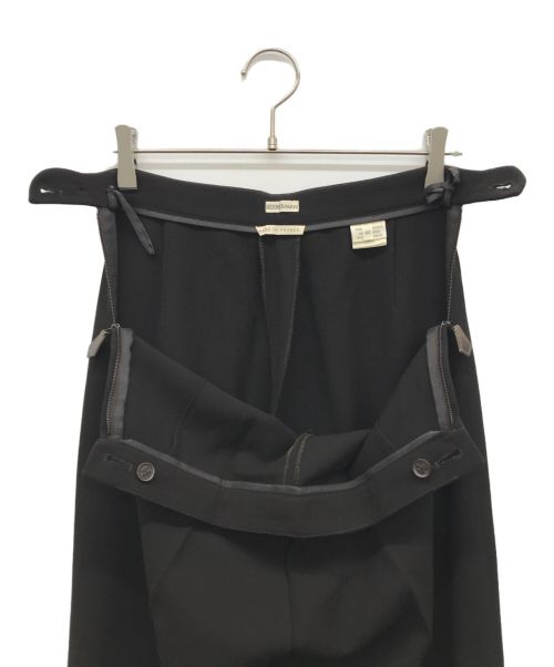 HERMES（エルメス）HERMES (エルメス) シルクセンタープレスパンツ ブラウン サイズ:40の古着・服飾アイテム