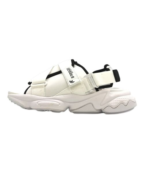 adidas（アディダス）adidas (アディダス) ストラップサンダル ホワイト サイズ:US 8 1/2の古着・服飾アイテム
