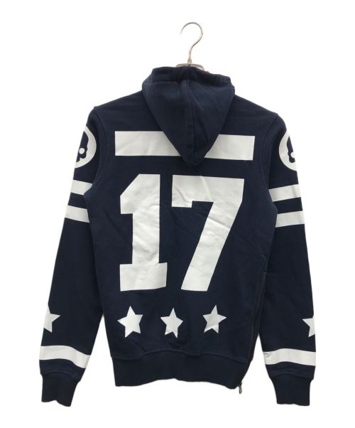 HYDROGEN（ハイドロゲン）HYDROGEN (ハイドロゲン) ジップパーカー ネイビー サイズ:XSの古着・服飾アイテム