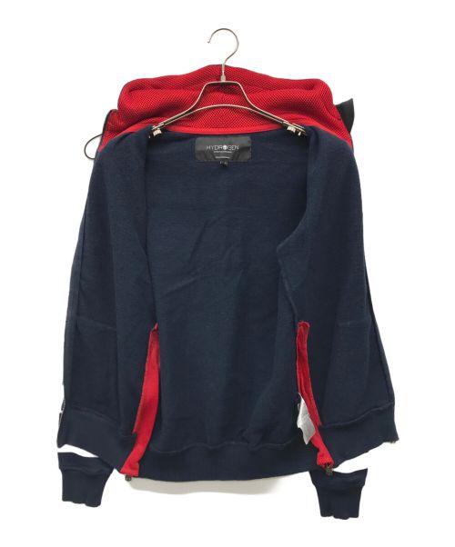 HYDROGEN（ハイドロゲン）HYDROGEN (ハイドロゲン) ジップパーカー ネイビー サイズ:XSの古着・服飾アイテム