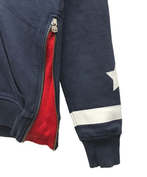 HYDROGEN（ハイドロゲン）HYDROGEN (ハイドロゲン) ジップパーカー ネイビー サイズ:XSの古着・服飾アイテム