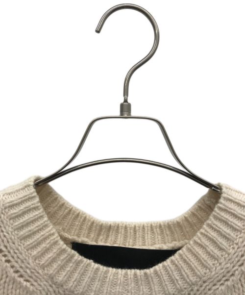 MARC JACOBS（マークジェイコブス）MARC JACOBS (マークジェイコブス) ウールニット ベージュ サイズ:Lの古着・服飾アイテム