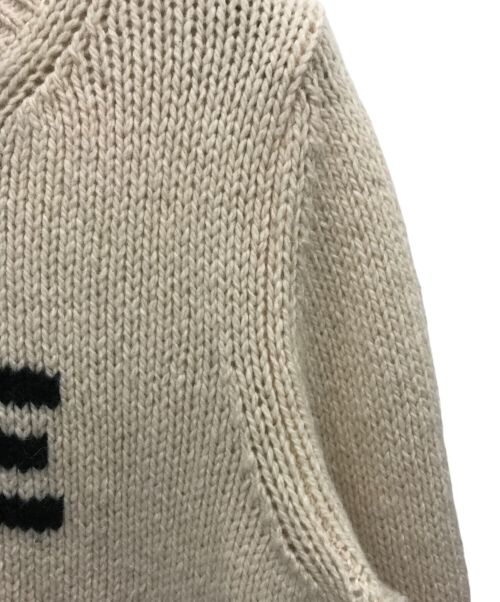 MARC JACOBS（マークジェイコブス）MARC JACOBS (マークジェイコブス) ウールニット ベージュ サイズ:Lの古着・服飾アイテム