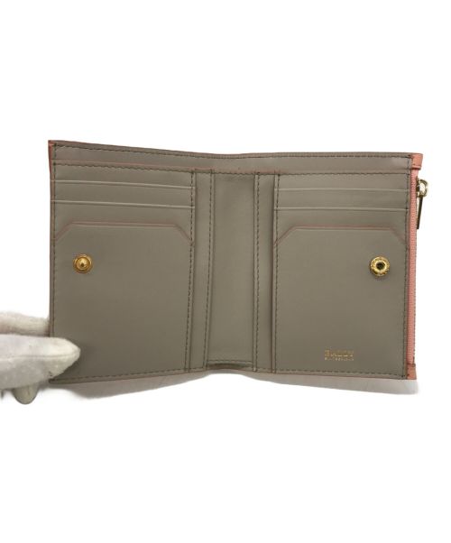 BALLY（バリー）BALLY (バリー) 2つ折り財布 ピンクの古着・服飾アイテム