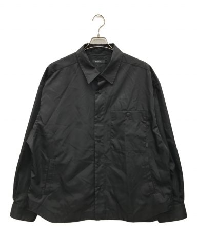 中古・古着通販】ROTOL (ロトル) SNAP BUTTON NYLON SHIRT ブラック