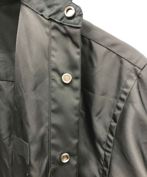 ROTOL（ロトル）ROTOL (ロトル) SNAP BUTTON NYLON SHIRT ブラック サイズ:2の古着・服飾アイテム