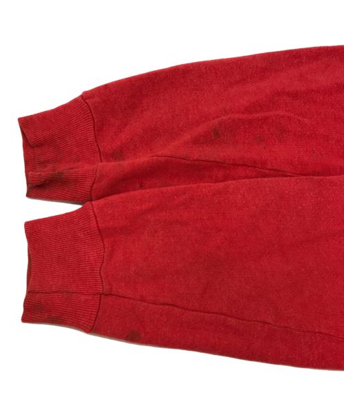 Champion（チャンピオン）Champion (チャンピオン) 三段プリントパーカー レッド サイズ:MEDIUMの古着・服飾アイテム