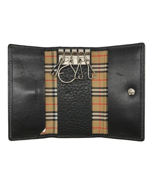 BURBERRY（バーバリー）BURBERRY (バーバリー) キーケース ブラックの古着・服飾アイテム