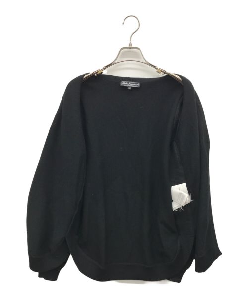 Salvatore Ferragamo（サルヴァトーレ フェラガモ）Salvatore Ferragamo (サルヴァトーレ フェラガモ) カーディガン ブラック サイズ:Mの古着・服飾アイテム