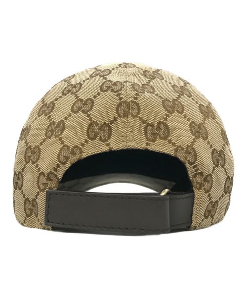 GUCCI（グッチ）GUCCI (グッチ) キャップ ベージュ サイズ:XS 56の古着・服飾アイテム