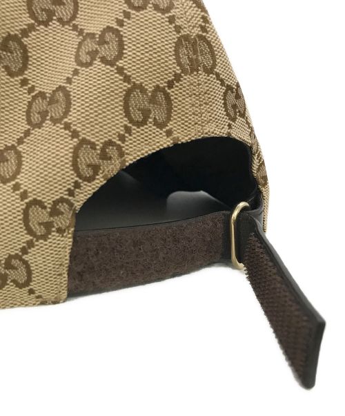 GUCCI（グッチ）GUCCI (グッチ) キャップ ベージュ サイズ:XS 56の古着・服飾アイテム