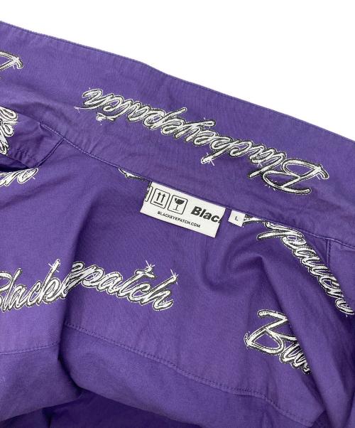 BlackEyePatch（ブラックアイパッチ）BlackEyePatch (ブラックアイパッチ) 長袖シャツ パープル サイズ:Lの古着・服飾アイテム
