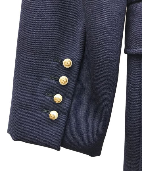 GUCCI（グッチ）GUCCI (グッチ) テーラードジャケット ネイビー サイズ:40の古着・服飾アイテム