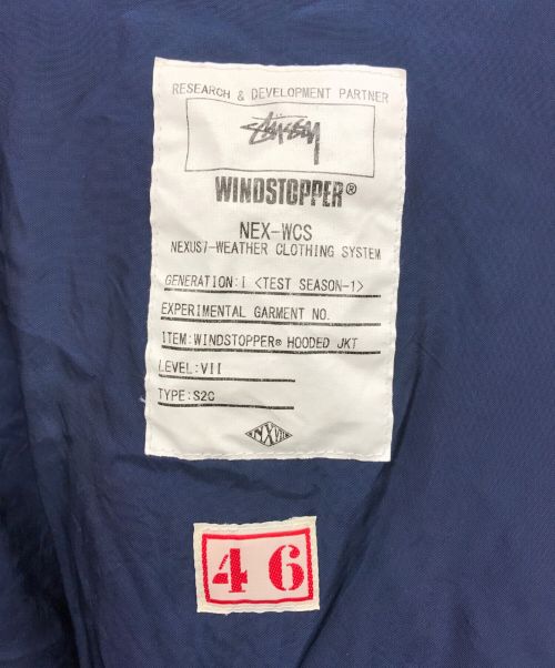 stussy（ステューシー）stussy (ステューシー) NEXUS7 (ネクサスセブン) GORE WIND STOPPERジャケット ネイビー サイズ:46の古着・服飾アイテム