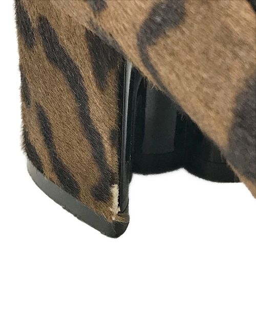 Salvatore Ferragamo（サルヴァトーレ フェラガモ）Salvatore Ferragamo (サルヴァトーレ フェラガモ) ヒョウ柄パンプス ブラウン サイズ:6 1/2Dの古着・服飾アイテム