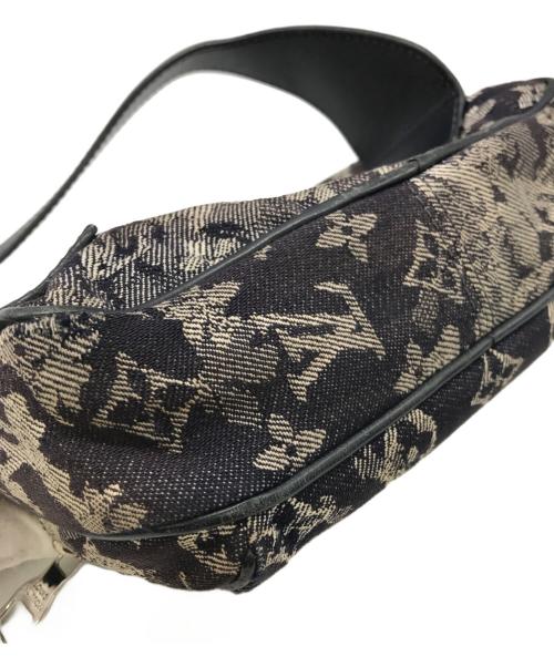 LOUIS VUITTON（ルイ ヴィトン）LOUIS VUITTON (ルイ ヴィトン) MONOGRAM TAPESTRY BUMBAG OUTDOOR/モノグラム・タペストリー バムバッグ・アウトドア  ネイビーの古着・服飾アイテム