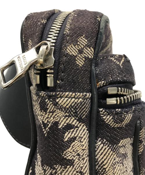 LOUIS VUITTON（ルイ ヴィトン）LOUIS VUITTON (ルイ ヴィトン) MONOGRAM TAPESTRY BUMBAG OUTDOOR/モノグラム・タペストリー バムバッグ・アウトドア  ネイビーの古着・服飾アイテム