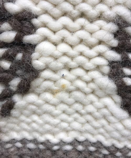 USED（ユーズド）USED (ユーズド) カウチンニットカーディガン ブラウン サイズ:なしの古着・服飾アイテム