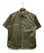 BUZZ RICKSON'Sバズリクソンズ）の古着「ヘリンボーンワークシャツ」｜オリーブ