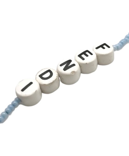 FENDI（フェンディ）FENDI (フェンディ) ビーズネックレス ブラウン×ブルーの古着・服飾アイテム