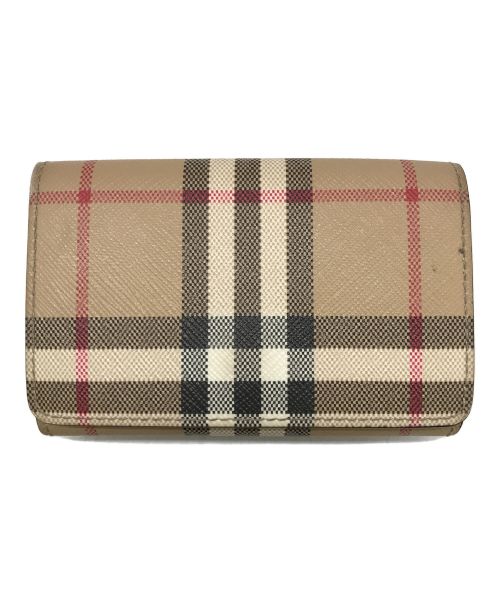 BURBERRY LONDON（バーバリーロンドン）BURBERRY LONDON (バーバリーロンドン) 3つ折り財布 ベージュの古着・服飾アイテム