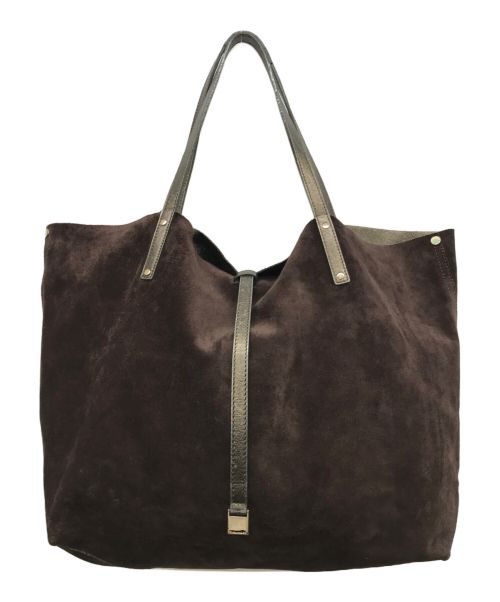 TIFFANY & Co.（ティファニー）TIFFANY & Co. (ティファニー) スウェードレザーリバーシブルトートバッグ ブラウンの古着・服飾アイテム