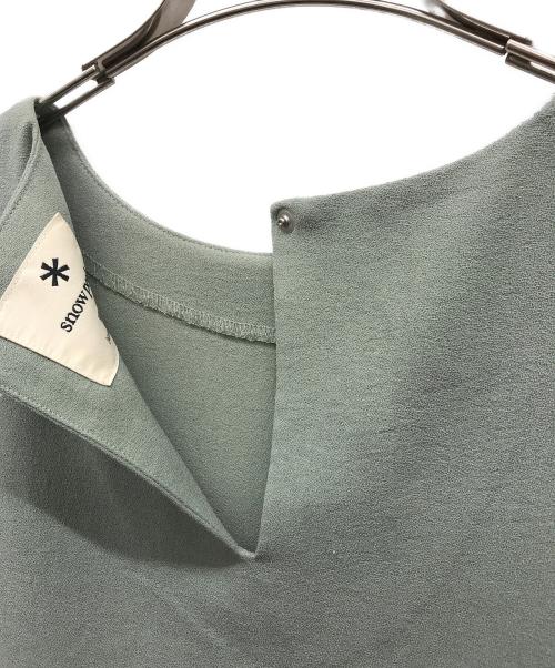 Snow peak（スノーピーク）snow peak (スノーピーク) Quick Dry Crepe Weave Soft Dress 黄緑 サイズ:4の古着・服飾アイテム