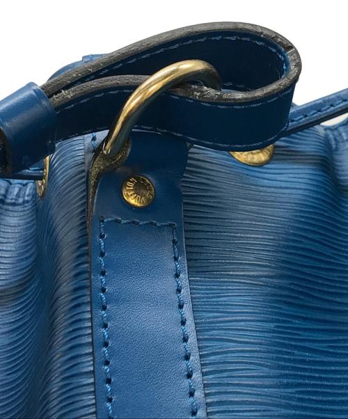 LOUIS VUITTON（ルイ ヴィトン）LOUIS VUITTON (ルイ ヴィトン) 巾着ショルダーバッグ ブルーの古着・服飾アイテム