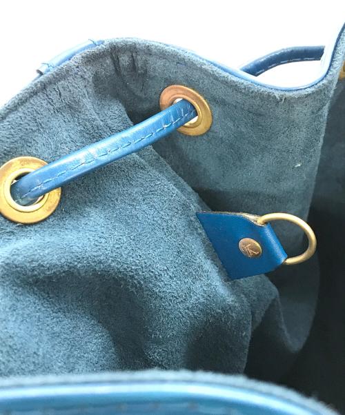 LOUIS VUITTON（ルイ ヴィトン）LOUIS VUITTON (ルイ ヴィトン) 巾着ショルダーバッグ ブルーの古着・服飾アイテム