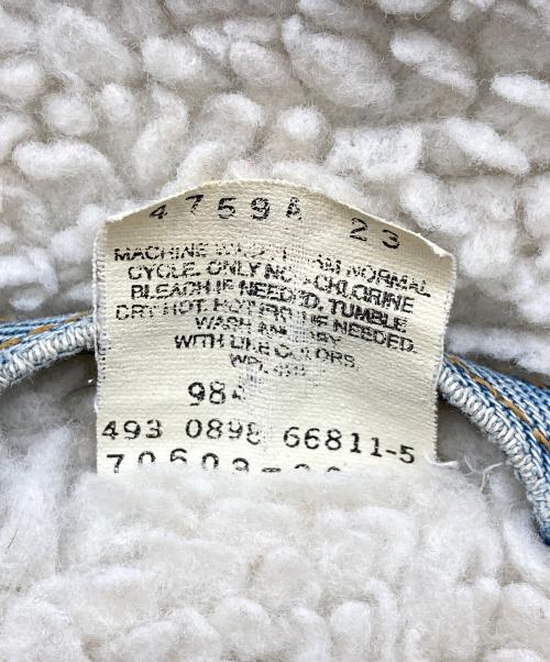 LEVI'S（リーバイス）LEVI'S (リーバイス) 裏ボアデニムジャケット インディゴ サイズ:XLの古着・服飾アイテム