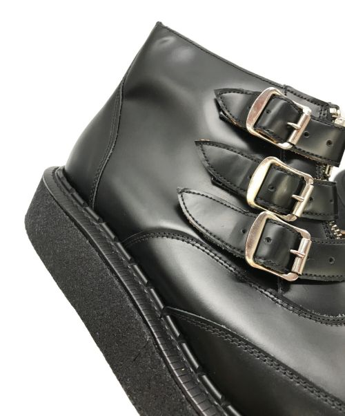 GEORGE COX（ジョージコックス）GEORGE COX (ジョージコックス) COMME des GARCONS (コムデギャルソン) ブーツ ブラック サイズ:9の古着・服飾アイテム