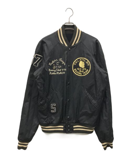 POLO RALPH LAUREN（ポロ・ラルフローレン）POLO RALPH LAUREN (ポロ・ラルフローレン) Boxing Club Reversible Varsity Jacket ブラック サイズ:Sの古着・服飾アイテム