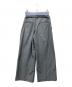 TODAYFUL (トゥデイフル) Double Waist Trousers グレー サイズ:38：7000円