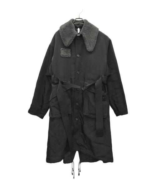 SOSHIOTSUKI（ソウシ オオツキ）SOSHIOTSUKI (ソウシ オオツキ) コート ブラック サイズ:46の古着・服飾アイテム
