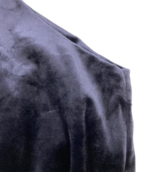 THIRD MAGAZINE（サードマガジン）THIRD MAGAZINE (サードマガジン) ベロアキャミワンピース ネイビー サイズ:2の古着・服飾アイテム