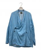 Needlesニードルズ）の古着「リネン混シャツジャケット」｜スカイブルー