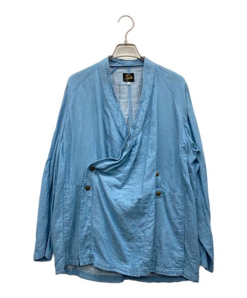 Needles（ニードルズ）Needles (ニードルズ) リネン混シャツジャケット スカイブルー サイズ:2の古着・服飾アイテム