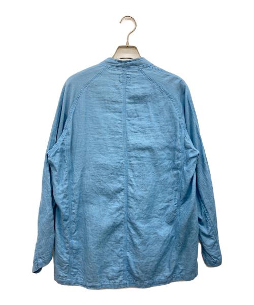 Needles（ニードルズ）Needles (ニードルズ) リネン混シャツジャケット スカイブルー サイズ:2の古着・服飾アイテム
